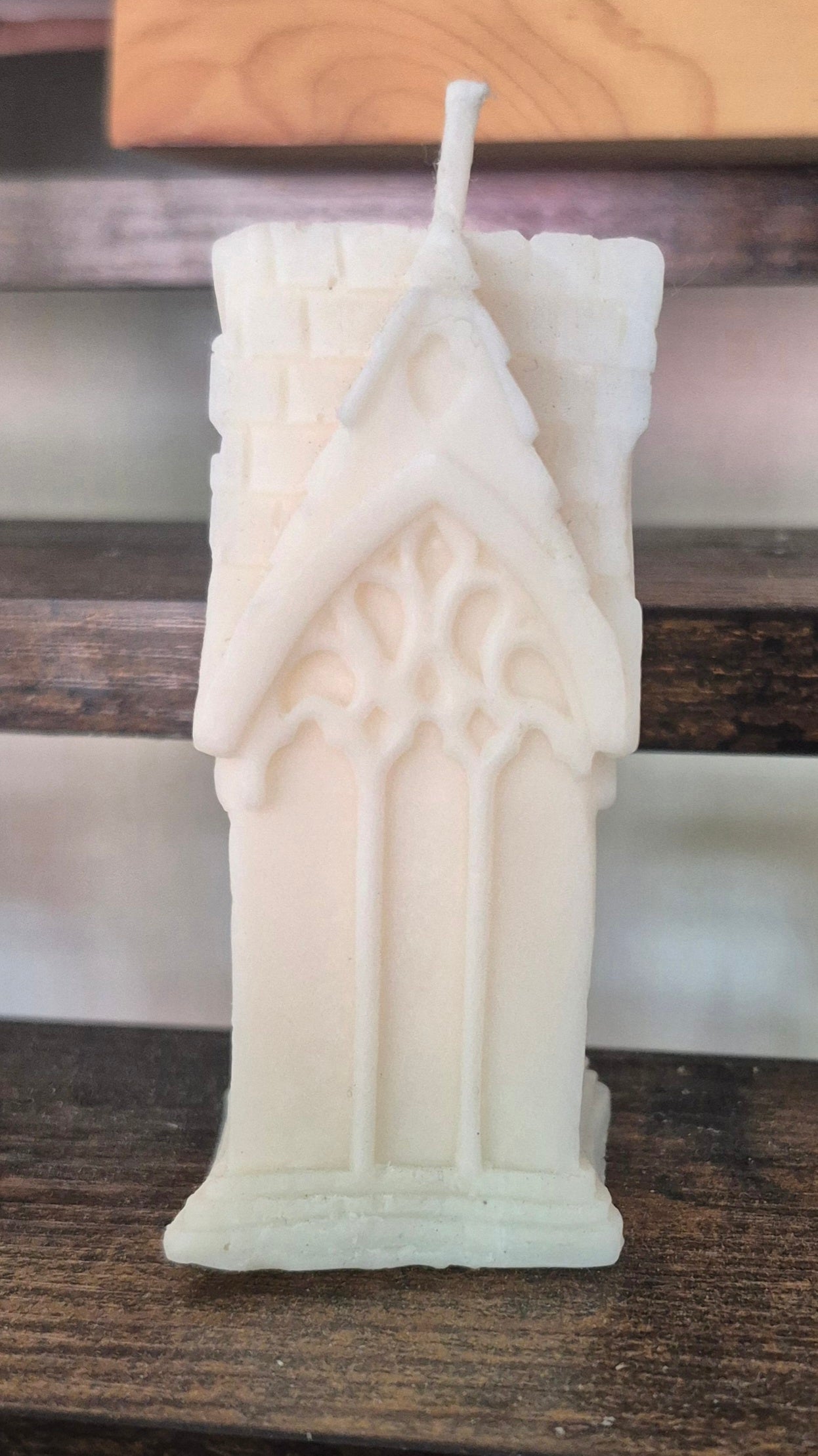 White Gothic House Candle (unscented)