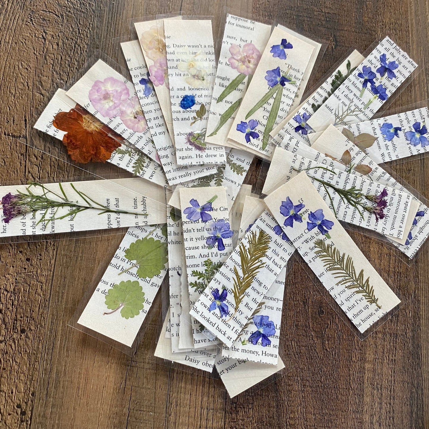 June 19, 20, 21: Flower Paper Bookmarks Workshop ($25)