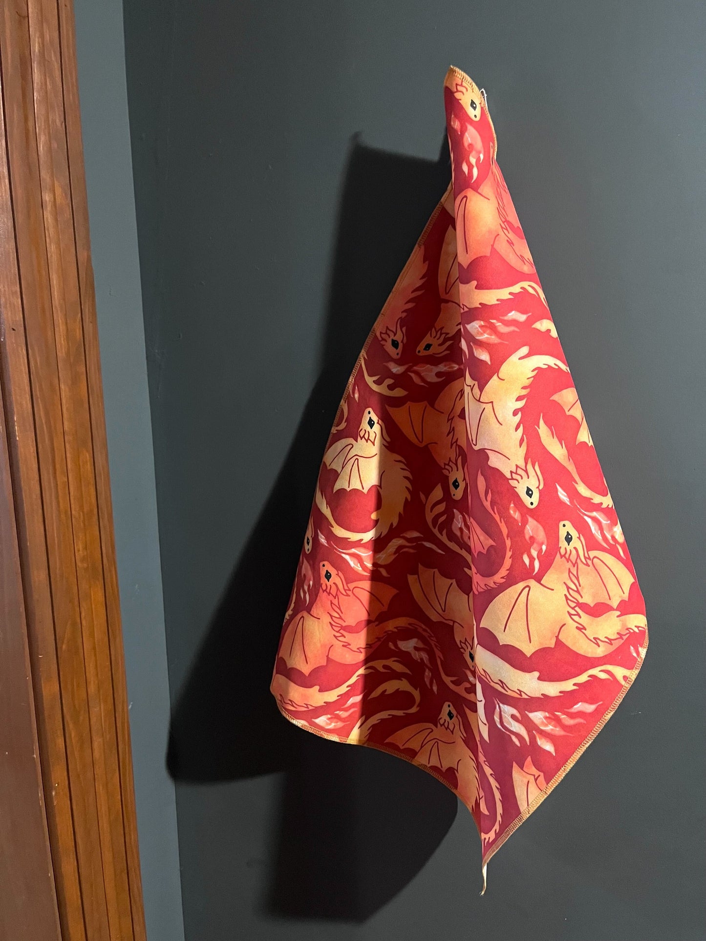 Tea Towel in "Dragon Fire"