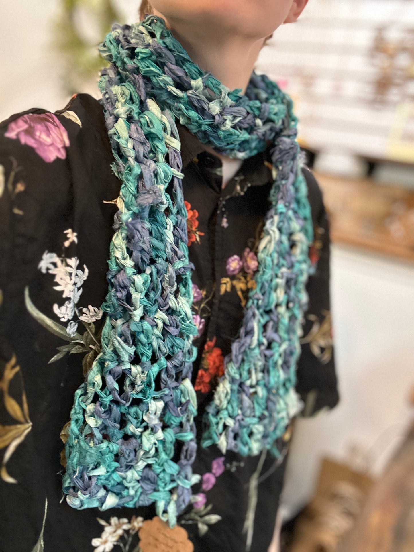 Handmade Scarf - Seaglass