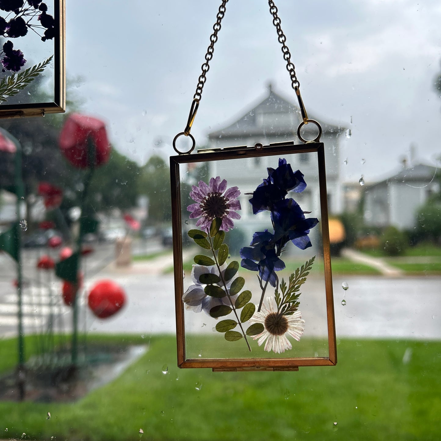 Glass flower collage - 6