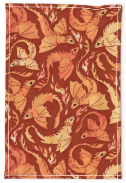 Tea Towel in "Dragon Fire"