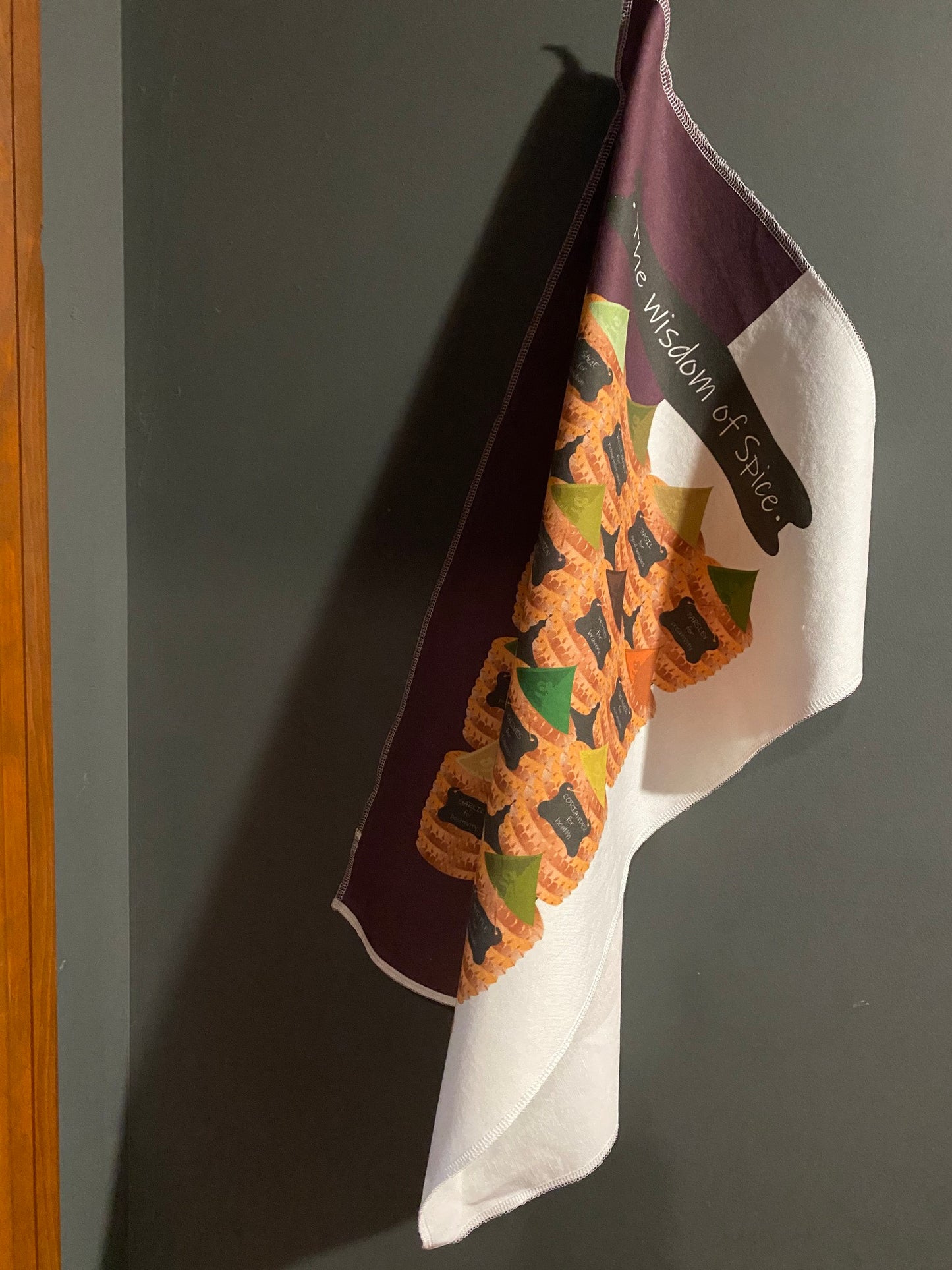 Tea Towel in "The Wisdom of Spice"