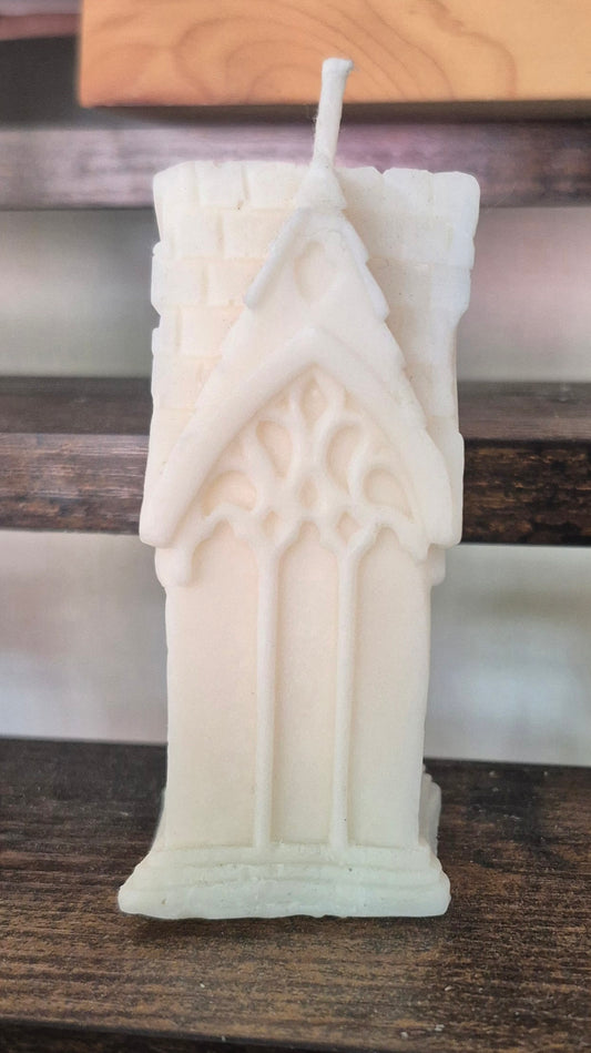 White Gothic House Candle (unscented)