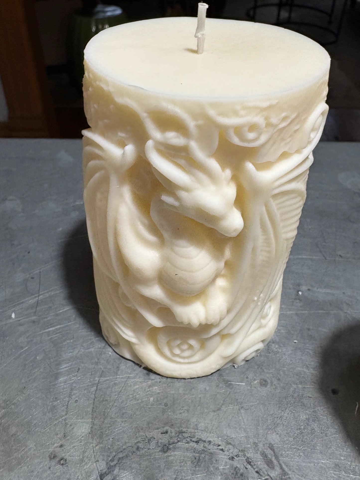 Double dragon candle (unscented)