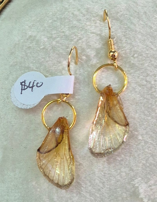 Cicada wing earrings (set 1)