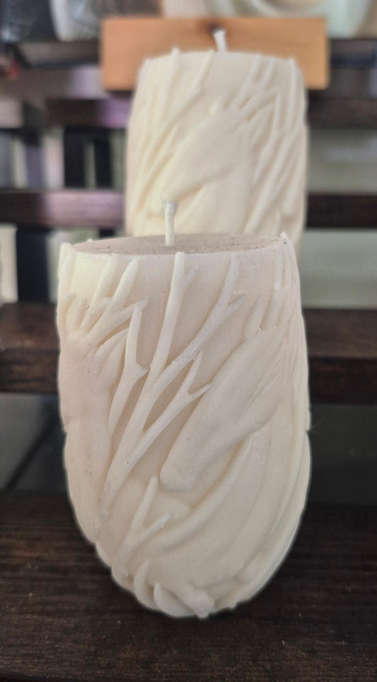 White Deer Candle (unscented)