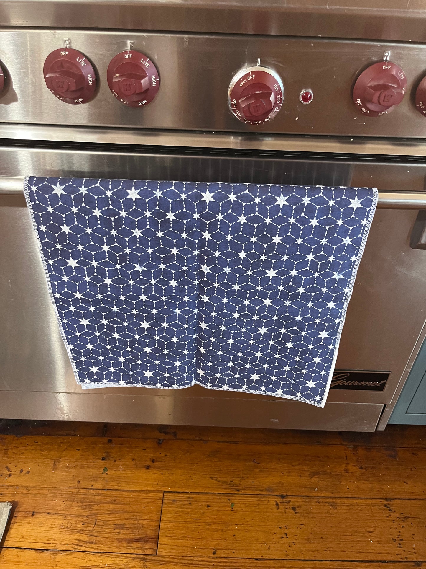 Tea Towel in "Constellations Block Print"