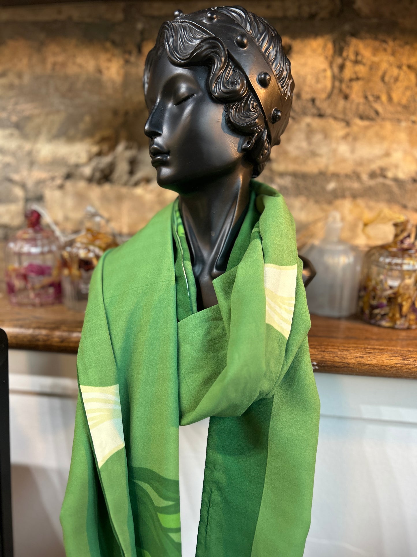 Handmade Scarf - Paperwhites