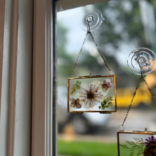 Glass flower collage - 4