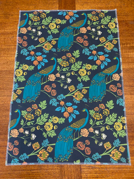 Tea Towel in "Peacock Garden"