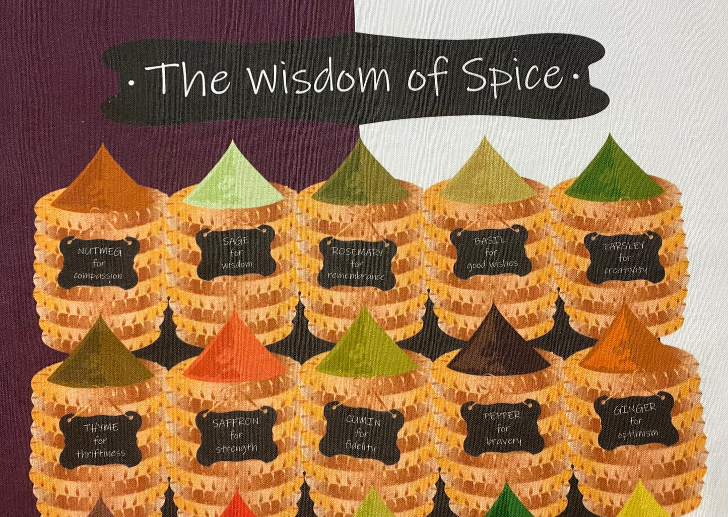 Tea Towel in "The Wisdom of Spice"
