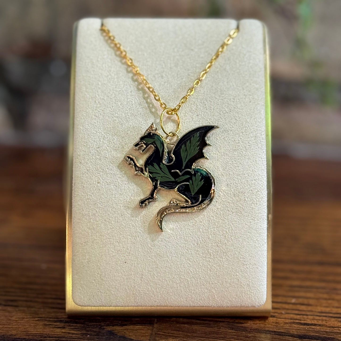 Dark Elf Dragon Necklace
