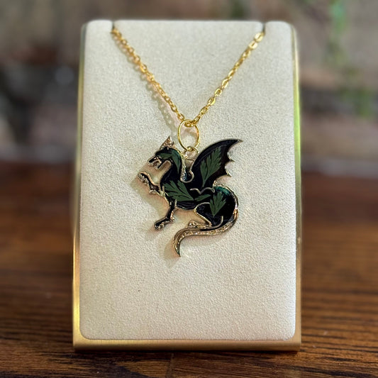 Dark Elf Dragon Necklace