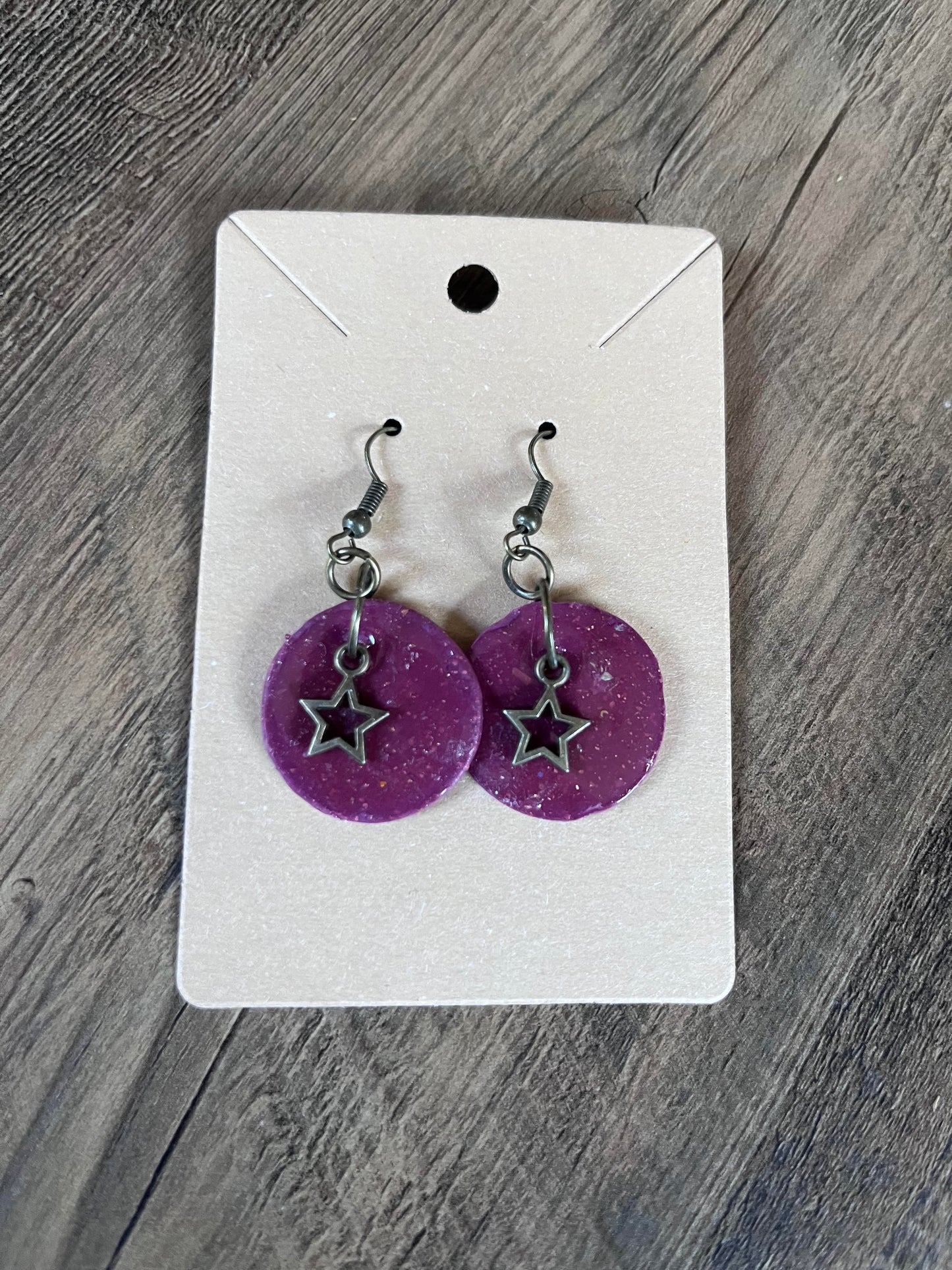 Clay Jewelry in "Burgundy Star" Collection
