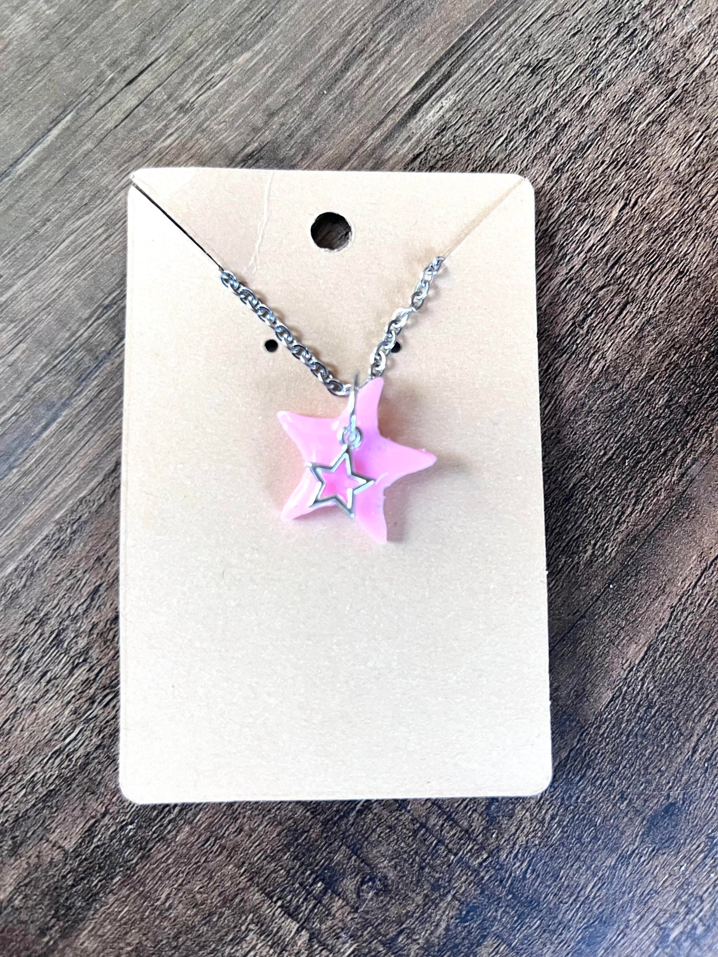 Clay Jewelry in "Pink Star" Collection