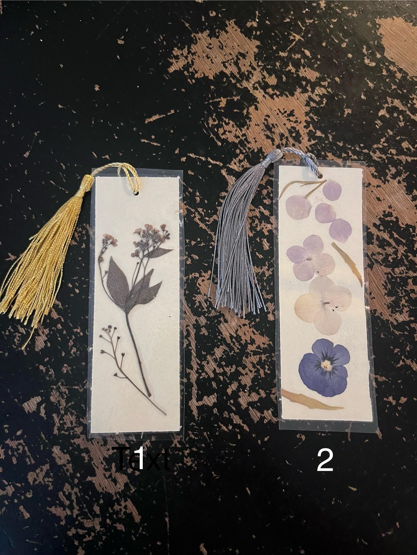 Autumn Paper Botanical Bookmarks